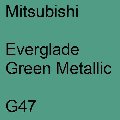 Mitsubishi, Everglade Green Metallic, G47.